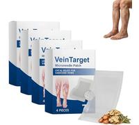 Leg Varicose Veins Relief Patches 7 Pack - Enriched Formula Targets Spider Veins & Vascular Swelling, VeinTarget Varicose Veins Patch,Easy-Apply Skin Care Patch Natural Ingredients (A-4box/16pc)