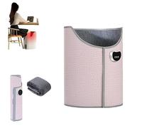 Leg Warmer Under Desk, Portable Electric Heating Foot Warmer with Heating Floor Mat, 360° Fully Enclosed Heating, 3 Adjustable Levels, Suitable for Office and Home