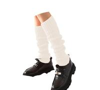 Leg Warmers, Ladies Girls Winter Boot Cuffs Warm Knee Warmer Socks Boot Cuffs, 80s 90s Crochet Leg Warmers for Ballet Dance Yoga Ice Skating Party Winter Dressing Accessories