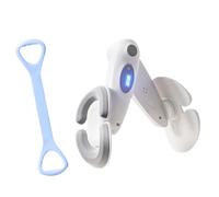 Leg Workout Gear with LED Counted Exerciser, Gray | Pelvic Floor Strengthener with Soft Handle for Postpartum Repair, Easy to Carry Rehabilitation Exercise Equipment