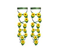 Leg Wraps | Flower Elastic Leg Straps for Women, Elastic Costumes Gothic Accessories Halloween Costumes for Birthday Party Travel Cosplay