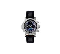 Legacy Leather-Band Watch with Day & Date Heritor Automatic Silver One Size
