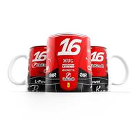 Legacy Legends Leclerc #16 2026 Racing Mug - Formula One Inspired Gifts for F1 Fans, Motorsport Gifts for Him & Her, Collectible Ceramic Coffee Cup