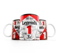 Legacy Legends Senna #1 MP4 Racing Mug - Classic Cars - Formula Racing Legend - Racing Gift Merch