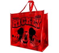 Legacy Licensing Partners Disney's Mickey Mouse Metallic Looking Holgraphic Foil Giant Extra Large 26" inch Reusable Tote Bag