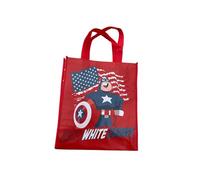 Legacy Licensing Partners Marvel Captain America 4th of July Patriotic USA Collectable Large Reusable Tote Bag