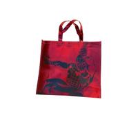 Legacy Licensing Partners Marvel's Spiderman Red Metallic Looking Chrome Foil Giant Extra Large 26" inch Reusable Tote Bag