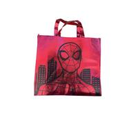 Legacy Licensing Partners Marvel's Spiderman Red Metallic Looking Chrome Foil Giant Extra Large 26" inch Reusable Tote Bag