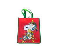 Legacy Licensing Partners Snoopy and The Peanuts Christmas Collectable Large Reusable Tote Bag