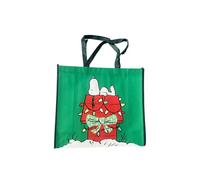 Legacy Licensing Partners Snoopy on his Dog House from The Peanuts Christmas Collectable Giant Extra Large 26" inch Reusable Tote Bag