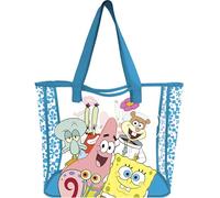 Legacy Licensing Partners SpongeBob SquarePants Clear Tote Bag Large Transparent Stadium Approved See-Through PVC Beach Bag Purse