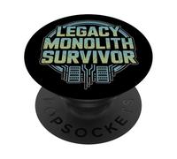 Legacy Monolith Survivor Funny Software Developer PopSockets Adhesive PopGrip