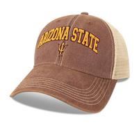 Legacy NCAA Officially Licensed Baseball Cap, Lightweight Cap for Men and Women, One Size, Snapback Closure, Burgundy Trucker, One Size