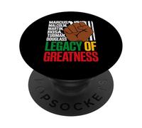 Legacy Of Greatness Heroes In Black History Pan Africanism PopSockets Adhesive PopGrip