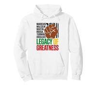 Legacy Of Greatness Heroes In Black History Pan Africanism Pullover Hoodie