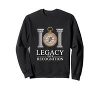 Legacy Over Recognition Pillars Compass Freemason Sweatshirt