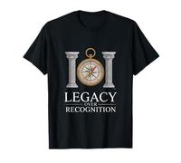 Legacy Over Recognition Pillars Compass Freemason T-Shirt
