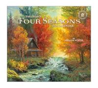 Legacy Publishing Group 2026 Wall Calendar 12-Month Schedule Organizer 12 x 13 Inch Paper With Brass Grommet Four Seasons