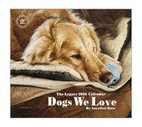 Legacy Publishing Group 2026 Wall Calendar 12-Month Schedule Organizer 12 x 13 Inch Paper With Brass Grommet Dogs We Love