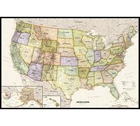 Legacy USA Wall Map - 50" x 33" Paper