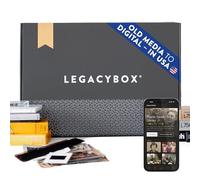 Legacybox Digitization 3 Item Box | Memory Preservation Service | Convert VHS to Digital | Photo, Slides and Negatives Scanning Service | Transfer to Cloud, USB, or DVD | Digitized in The USA