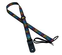 Legacystraps 1” Strap for A & F type Mandolin, Ukuleles and Guitars in Celtic Knot Multicolor with 2 end tabs