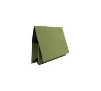 Legal Filing - Ref 713032 Probate Wallet, Box of 25, Made from 315gsm Strong Recycled Manilla, Will Hold A4 & Foolscap Documents, 35 x 24 cm in Size, Green