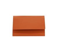 Legal Filing - Ref 713658 3/4 Flap Pocket Wallet, Box of 50, Made from 315gsm Strong Recycled Manilla, Will Hold A4 & Foolscap Documents, 36.5 x 24 cm in Size, Orange