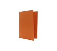 Legal Filing - Ref 714169 1/2 Overlap File, Box of 100, Made from 315gsm Strong Heavy Weight Recycled Manilla, Holds A4 & Foolscap Documents, 35 x 24 cm, Orange
