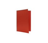 Legal Filing - Ref 714174 1/2 Overlap File, Box of 100, Made from 315gsm Strong Heavy Weight Recycled Manilla, Holds A4 & Foolscap Documents, 35 x 24 cm, Red