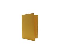 Legal Filing - Ref 714193 1/2 Overlap File, Box of 100, Made from 315gsm Strong Heavy Weight Recycled Manilla, Holds A4 & Foolscap Documents, 35 x 24 cm, Yellow