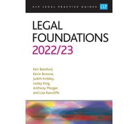 Legal Foundations 2022/2023 : Legal Practice Course Guides (LPC)