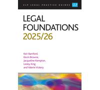 Legal Foundations 2025/26 : Legal Practice Course Guides (LPC)