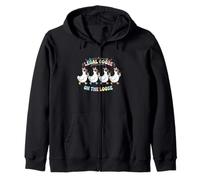 Legal Goose On The Loose Funny Drinking Age Zip Hoodie