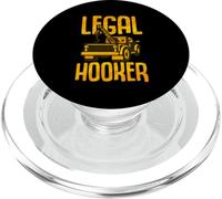 Legal Hooker Tow Truck Driver Trucking Pride Funny Gift PopSockets PopGrip for MagSafe