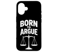 Legal Logic Born To Argue Law Mentor Case for iPhone 16