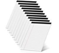 Legal Pads 5x8 Notepads 10 Pack Note Pads 5x8 Legal Pads College Ruled 5x8 Lined Paper for Work, Small Note Pads Writing Pad Small Legal Pads 5x8 White Lined Notebook Paper for School, 30 Sheet/Pad