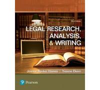 Legal Research, Analysis, and Writing