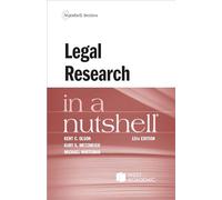 Legal Research in a Nutshell (Nutshell Series)