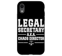 Legal Secretary Funny Legal Assistant Paralegal Case for iPhone XR