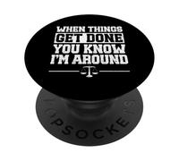 Legal Secretary Funny Legal Assistant Paralegal PopSockets Adhesive PopGrip