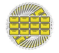 Legal Yellow Plaintiff's Exhibit Stickers 1.65 X 1 Inches - Fluorescent Yellow Color-Coded Exhibit Labels 300 Stickers Per Pack(PLAINTIFF'S Exhibit)
