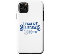 Legalize bluegrass! Funny Vintage Fiddle Violin Graphic Case for iPhone 11 Pro Max