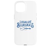 Legalize bluegrass! Funny Vintage Fiddle Violin Graphic Case for iPhone 15