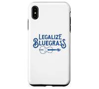 Legalize bluegrass! Funny Vintage Fiddle Violin Graphic Case for iPhone XS Max