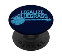 Legalize bluegrass! Vintage Graphic Design Music Fan Tee PopSockets Adhesive PopGrip