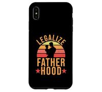 Legalize Fatherhood Retro Vintage Dad Equal Parenting Rights Case for iPhone XS Max