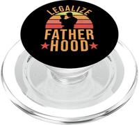 Legalize Fatherhood Retro Vintage Dad Equal Parenting Rights PopSockets PopGrip for MagSafe