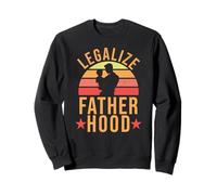 Legalize Fatherhood Retro Vintage Dad Equal Parenting Rights Sweatshirt