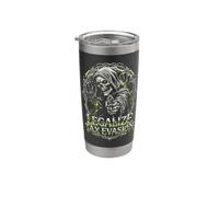 Legalize Tax Evasion Grim Reaper Skeleton - Badass Skeleton Stainless Steel Insulated Tumbler